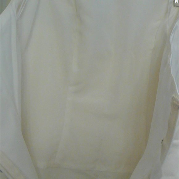 Bella Barmals Wedding Column Dress White Strapless Size 8 Bride - Picture 8 of 12